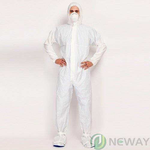 Disposable SMS Personal Protective Coverall with Hood NW CO002 b1609