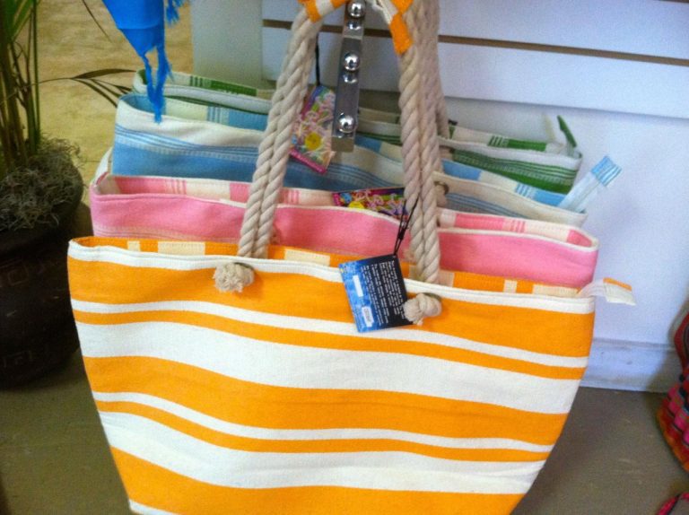 Beach Ready with our Durable Woven Tote Bag