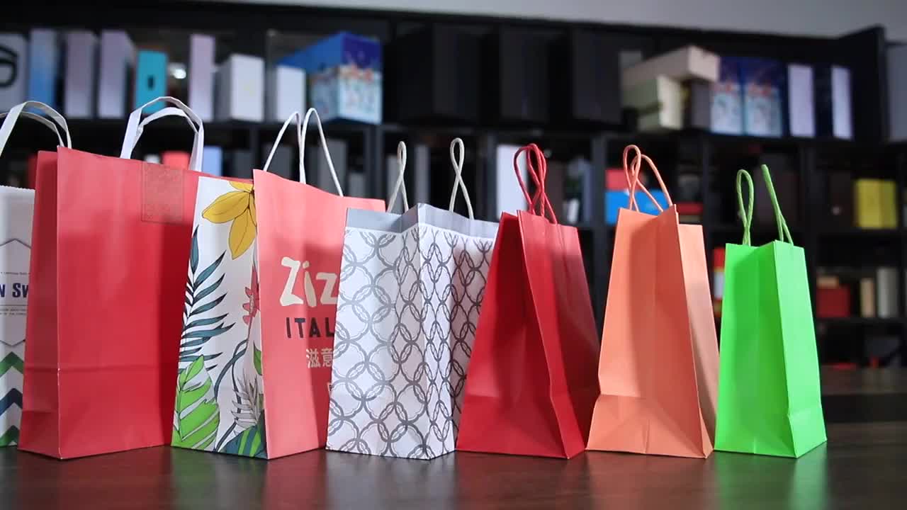 Get Noticed with Custom Logo Paper Shopping Bags Wholesale